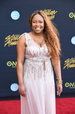 24 Mart 2018 Cumartesi günü Las Vegas 'taki Orleans Resort' ta düzenlenen 33. Yıldız Ödülleri Kırmızı Halı sırasında ünlüler.