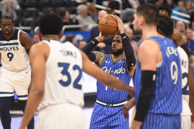 Orlando Magic, 7 Şubat 2019 'da Orlando, Florida' da bulunan Amway Arena 'da Minnesota Timberwolves' a ev sahipliği yapar..  