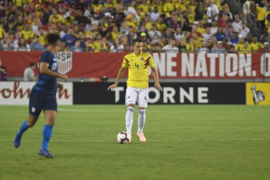 ABD Kolombiya 'ya karşı Raymond James Stadyumu' nda 11 Ekim 2018 'de.  