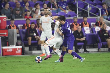 Orlando City, 23 Ağustos 2019 Cuma günü Florida, Orlando 'daki Exploria Stadyumu' nda Atlanta United 'a ev sahipliği yaptı.