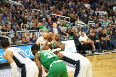 Orlando Magic, Boston Celtics 'i 24 Ocak 2020' de Orlando, Florida 'da Amway Center' da ağırladı.