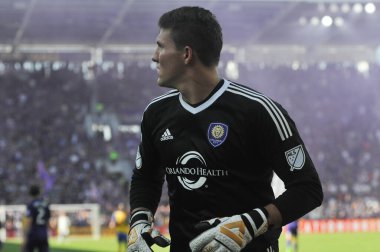 Orlando City 29 Nisan 2017 'de Orlando, Florida' daki Orlando City Stadyumu 'nda Colorado Rapids' e ev sahipliği yaptı.) 