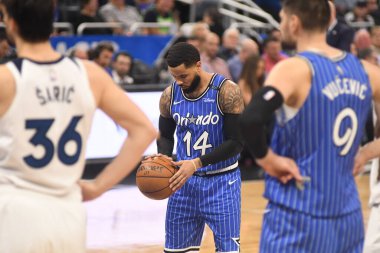 Orlando Magic, 7 Şubat 2019 'da Orlando, Florida' da bulunan Amway Arena 'da Minnesota Timberwolves' a ev sahipliği yapar..  