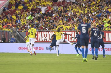 ABD Kolombiya 'ya karşı Raymond James Stadyumu' nda 11 Ekim 2018 'de.  