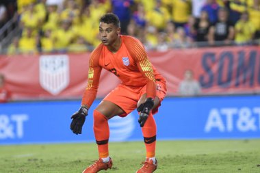 ABD Kolombiya 'ya karşı Raymond James Stadyumu' nda 11 Ekim 2018 'de.  