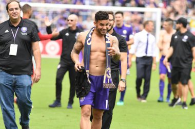 Orlando City, 31 Mart 2018 'de Orlando Florida' daki Exploria Stadyumu 'nda New York Red Bulls' a ev sahipliği yaptı..  