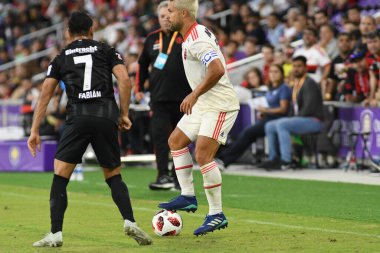Flamengo Eintracht Frankfurt 'a karşı 12 Ocak 2019 Cumartesi günü Orlando City Stadyumu' nda.  