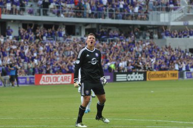 Orlando City 15 Nisan 2017 'de Florida, Orlando' daki Citrus Bowl 'da Los Angeles Galaksisine ev sahipliği yaptı..  