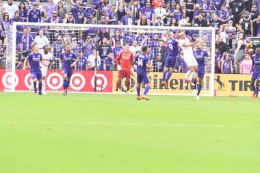 Orlando City, 31 Mart 2018 'de Orlando Florida' daki Exploria Stadyumu 'nda New York Red Bulls' a ev sahipliği yaptı..