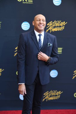 24 Mart 2018 Cumartesi günü Las Vegas 'taki Orleans Resort' ta düzenlenen 33. Yıldız Ödülleri Kırmızı Halı sırasında ünlüler.