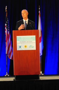 Florida Valisi Rick Scott 13 Ekim 2015 'te Orlando Florida' daki İnanç Sempozyumunda konuşma yapacak..  