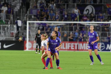 Orland Pride, 25 Ağustos 2018 'de Orlando Florida' daki Exploria Stadyumu 'nda Chicago Red Stars' a ev sahipliği yapıyor..  
