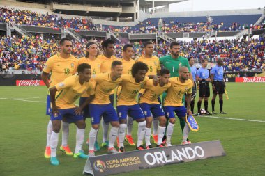 Brezilya, 8 Haziran 2016 tarihinde Orlando Florida 'daki Copa America Centenario' da Haiti ile karşılaştı..
