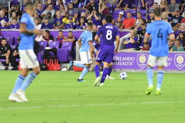 Orlando City 26 Temmuz 2018 'de Florida Exploria Stadyumu' nda NYC FC 'ye ev sahipliği yaptı. Fotoğraf: Marty Jean-Louis