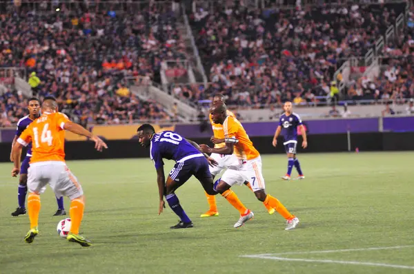 Orlando City Sediou Houston Dynamo Julho 2016 Camping World Stadium — Fotografia de Stock