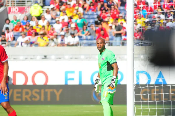 Kostaryka Twarz Paragwaj Podczas Copa America Centenario Camping World Stadium — Zdjęcie stockowe