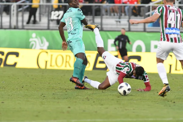 Fluminense, Florida Kupası 'nda 15 Ocak 2018' de Orlando Florida 'da oynanan Spektrum Stadyumu' nda Barcelona SC 'ye karşı..