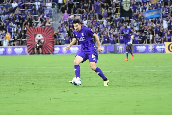 Orlando City SC, 6 Ağustos Salı günü Orlando Florida 'daki Exploria Stadyumu' nda oynanan ABD Kupası sırasında Atlanta United FC 'ye ev sahipliği yaptı..