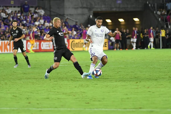 Orlando City SC 14 Ağustos 2019 Çarşamba günü Exploria Stadyumu 'nda Sporting Kansas SC' ye ev sahipliği yaptı..  