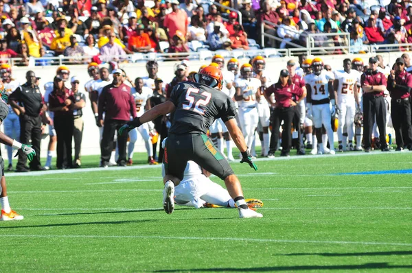 Florida Rattlers Enfrentan Bethune Cookman Wildcats Durante Los Clásicos Florida — Foto de Stock