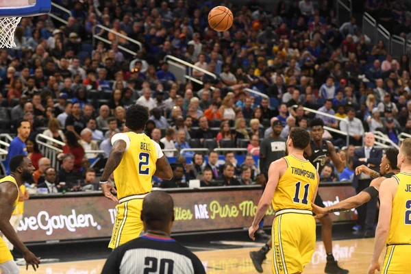 Orlando Magic, 28 Şubat 2019 Perşembe günü Orlando Florida 'daki Amway Center' da Golden State Warriors 'a ev sahipliği yaptı. 