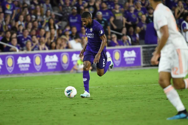 Orlando City SC, 6 Ağustos Salı günü Orlando Florida 'daki Exploria Stadyumu' nda oynanan ABD Kupası sırasında Atlanta United FC 'ye ev sahipliği yaptı..