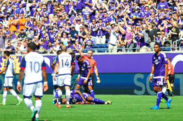 Orlando City Hostitel Real Salt Lake Citrus Bowl Orlandu Floridě — Stock fotografie