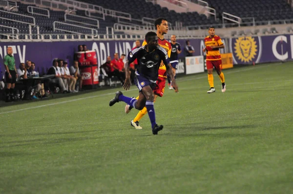 Orlando City Gastheer Van Het Fort Lauderdale Strikers Camping World — Stockfoto