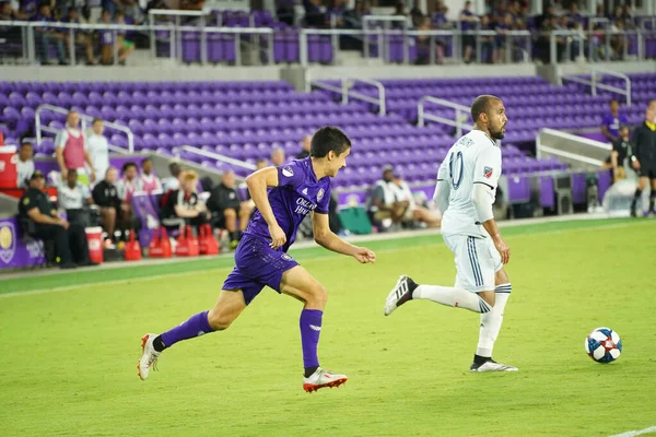 Orlando City Házigazda New England Forradalom Alatt Open Cup Szerdán — Stock Fotó