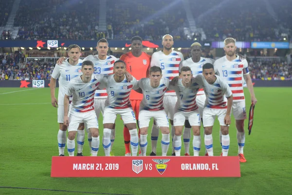 ABD Erkekler Milli Takımı 21 Mart 2019 'da Orlando City Stadyumu' nda Ekvador Milli Takımı 'na ev sahipliği yaptı.. 