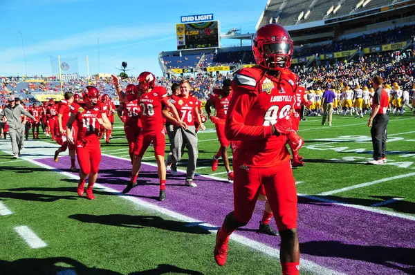 Lsu Trifft Beim Citrus Bowl Camping World Stadium Orlando Florida — Stockfoto