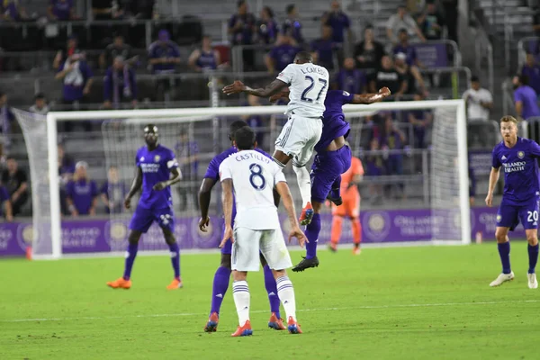 Orlando City 20 Şubat 2019 Çarşamba günü Orlando Fl 'daki Orlando City Stadyumu' nda New England 'a ev sahipliği yaptı. 