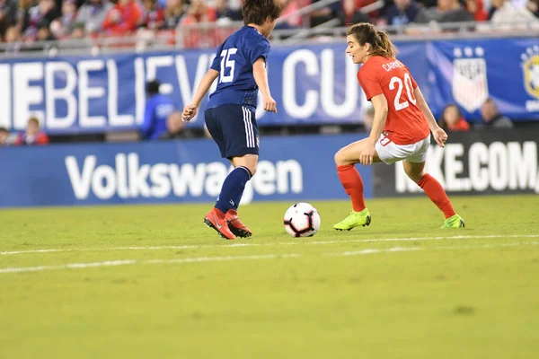 Japonsko Anglie Stadionu Raymond James Tampě Florida Března 2019 — Stock fotografie