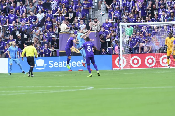 Orlando City Accueille New York City Orlando City Stadium Orlando — Photo