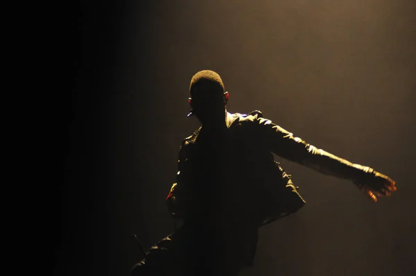 Cantante Usher Realiza Amway Center Orlando Florida Diciembre 2014 — Foto de Stock