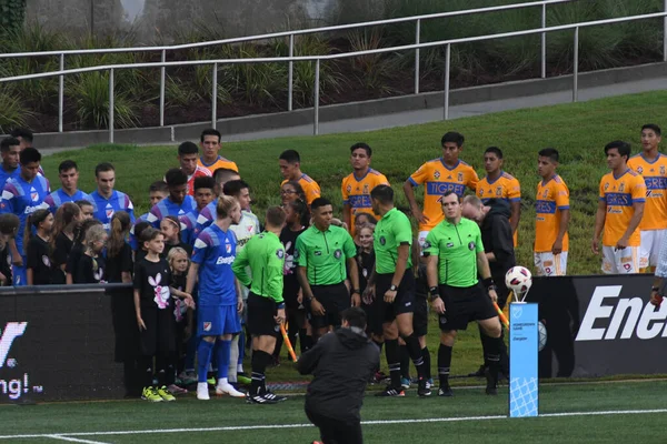 Atlanta United sunucusu Tigres & MLS Homegrown takımları 31 Temmuz 2018 'de Atlanta, Georgia' da düzenlenen MLS All Star haftasında. Fotoğraf: Marty Jean-Louis