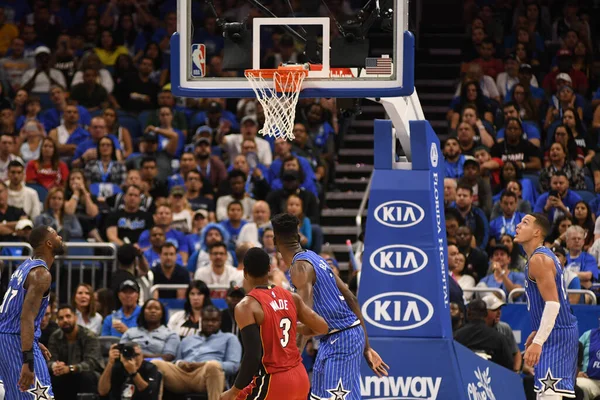 Orlando Magic Värd Miami Heat Amway Center Orlando Florida Den — Stockfoto