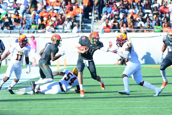 Florida Rattlers Enfrentar Bethune Cookman Wildcats Durig Clássicos Flórida Estádio — Fotografia de Stock