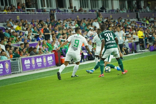 2018 Florida Cup 2020 Palmeiras Atletico Nacional Match Exploria Stadium — 스톡 사진