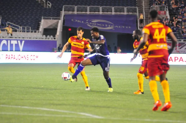 Orlando City Gastheer Van Het Fort Lauderdale Strikers Camping World — Stockfoto