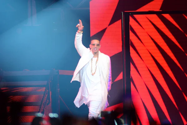 Daddy Yankee Don Omar Koncercie Amway Center Orlando Florydzie Sierpnia — Zdjęcie stockowe