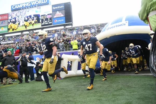 stock image Notre Dame face LSU during the Citrus Bowl at Camping World Stadium in Orlando Florida on January 1, 2018.  Photo Credit:  Marty Jean-Louis