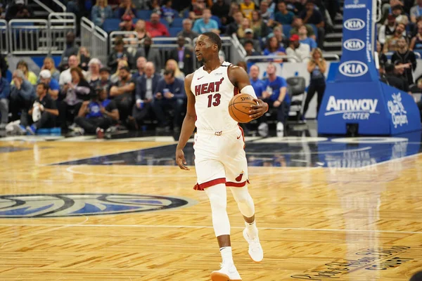 Orlando Magic Hospeda Miami Heat Amway Center Orlando Florida Sábado — Fotografia de Stock