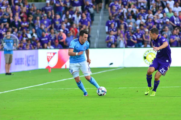 Orlando City Hospeda Nyc Orlando City Stadium Orlando Florida Março — Fotografia de Stock