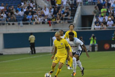 Paris Saint-Germain, Tottenham Hotspur 'a karşı 22 Temmuz 2017' de Orlando Florida 'daki Citrus Bowl' da. 