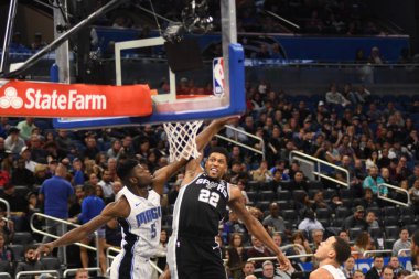 Orlando Magic, 19 Aralık 2018 tarihinde Orlando Florida 'daki Amway Center' da San Antonio Spurs 'a ev sahipliği yapmaktadır.. 