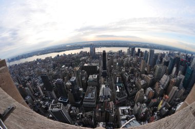 23 Mayıs 2016 'da New York' un geniş açı görüntüsü.  