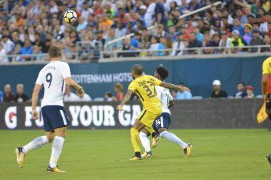 Paris Saint-Germain, Tottenham Hotspur 'a karşı 22 Temmuz 2017' de Orlando Florida 'daki Citrus Bowl' da. 