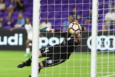Orlando Pride, 23 Mayıs 2018 'de Orlando Florida' daki Exploria Stadyumu 'nda Kuzey Carolina Cesareti' ne ev sahipliği yapmaktadır..  