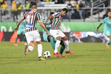 Fluminense, Florida Kupası 'nda 15 Ocak 2018' de Orlando Florida 'da oynanan Spektrum Stadyumu' nda Barcelona SC 'ye karşı..